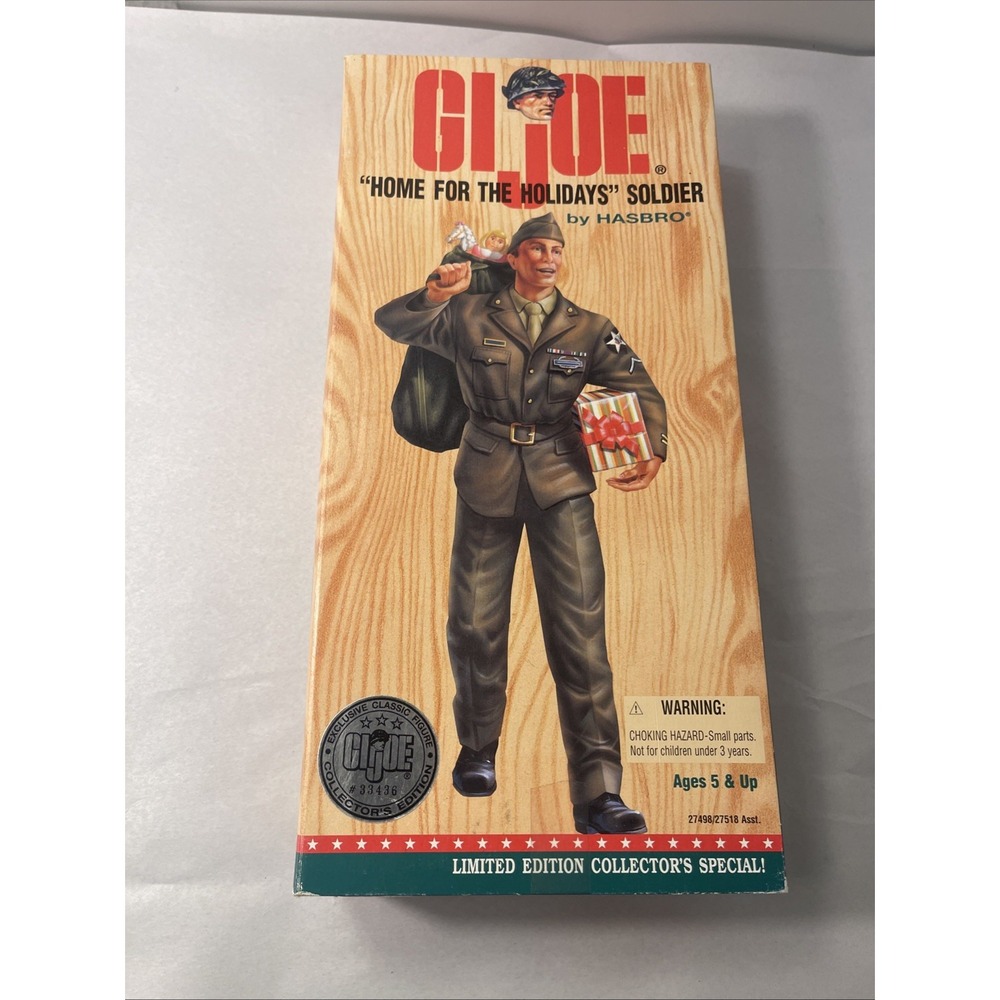 GI Joe Home for the Holidays Soldier Limited Edition Collector's Figure 1996 NEW - Picture 7 of 16